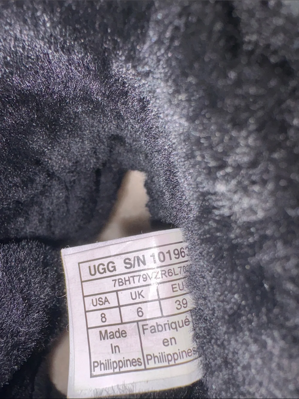 UGG soft plush